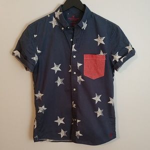 Men's Short Sleeve Button Down